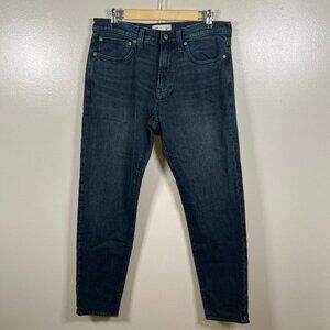 Madewell Relaxed Taper Jeans Mens Size 32x33 Waites Dark Wash Mid Rise Denim